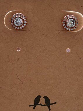 Chloe + Isabel Crystal Halo Stud Earrings